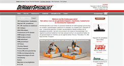 Desktop Screenshot of dehobbyspecialist.nl